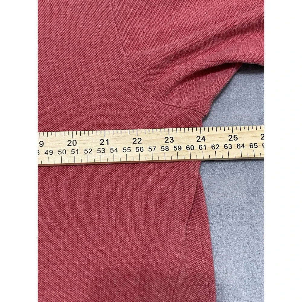 Polo Ralph Lauren Mens XL Short Sleeve Pique Polo Shirt Red‎ Pink Blue Pony Logo